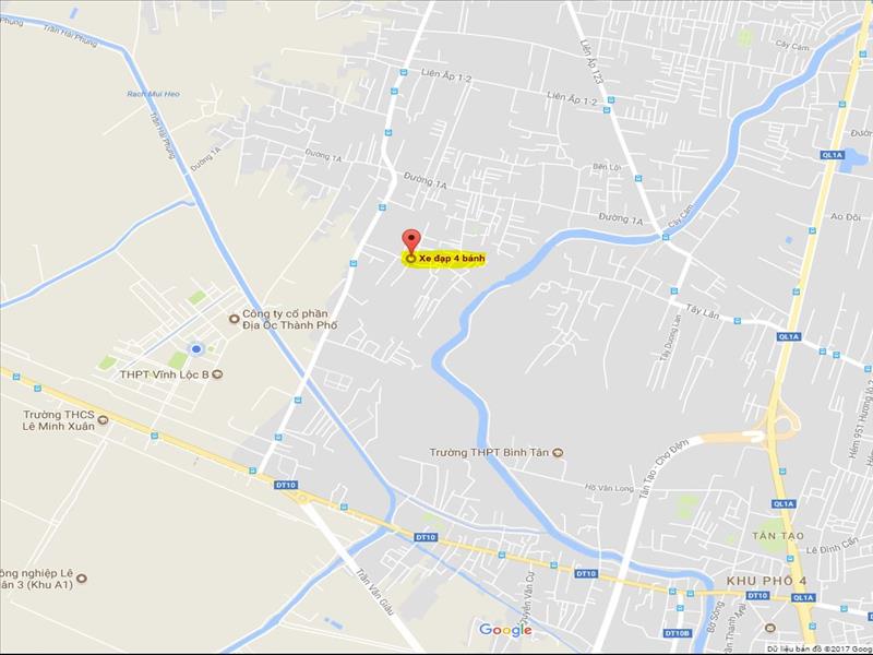 Bán lô đất 1300m² mặt tiền đường 1C, Vĩnh Lộc B, Bình Chánh giá 9.5 triệu 1m vuông
