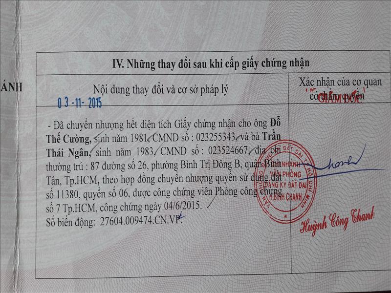 Bán lô góc7x16 khu tái định cư Vĩnh Lộc B, Bình Chánh giá 3.6 tỷ