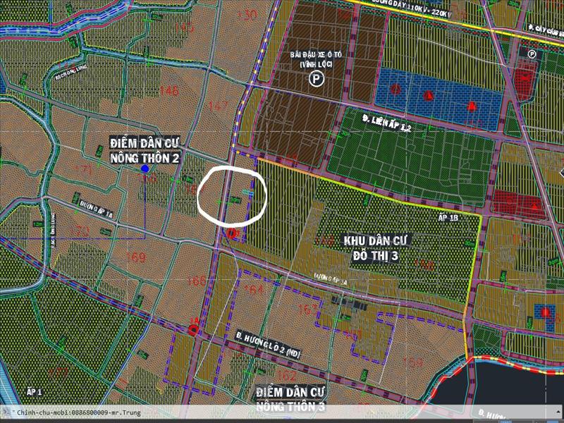 Bán đất SHR 2 mặt tiền hẻm đường 1A, Vĩnh Lộc B, Bình Chánh 8.65x376=323m², Đất ở 237m²  giá 7.8 tỷ thương lượng