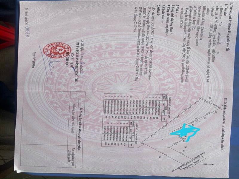 Bán đất, nhà xưởng chính chủ 15000m2 Phú Mỹ Hưng, Củ Chi giá tốt nhất