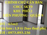 CHÍNH CHỦ CẦN BÁN CĂN HỘ CHUNG CU SKY9 GIÁ TỐT ĐẦU NĂM Ở KHU PHỐ 2 LIÊN PHƯỜNG – QUẬN 9