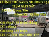 CHÍNH CHỦ SANG NHƯỢNG TIỆM GIẶT SẤY Ở QUẬN TÂN PHÚ
