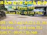 BÁN GẤP NHÀ ĐẸP Ở SƠN KỲ TÂN PHÚ GIÁ CỰC HẤP HẪN