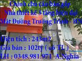 Chính chủ cần bán gấp nhà thiết kế 3 tầng hiện đại mặt đường Trường Chinh