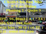 Chính Chủ Cần Bán Nhà Phường 2 ,Quận 3 ,TP Hồ Chí Minh